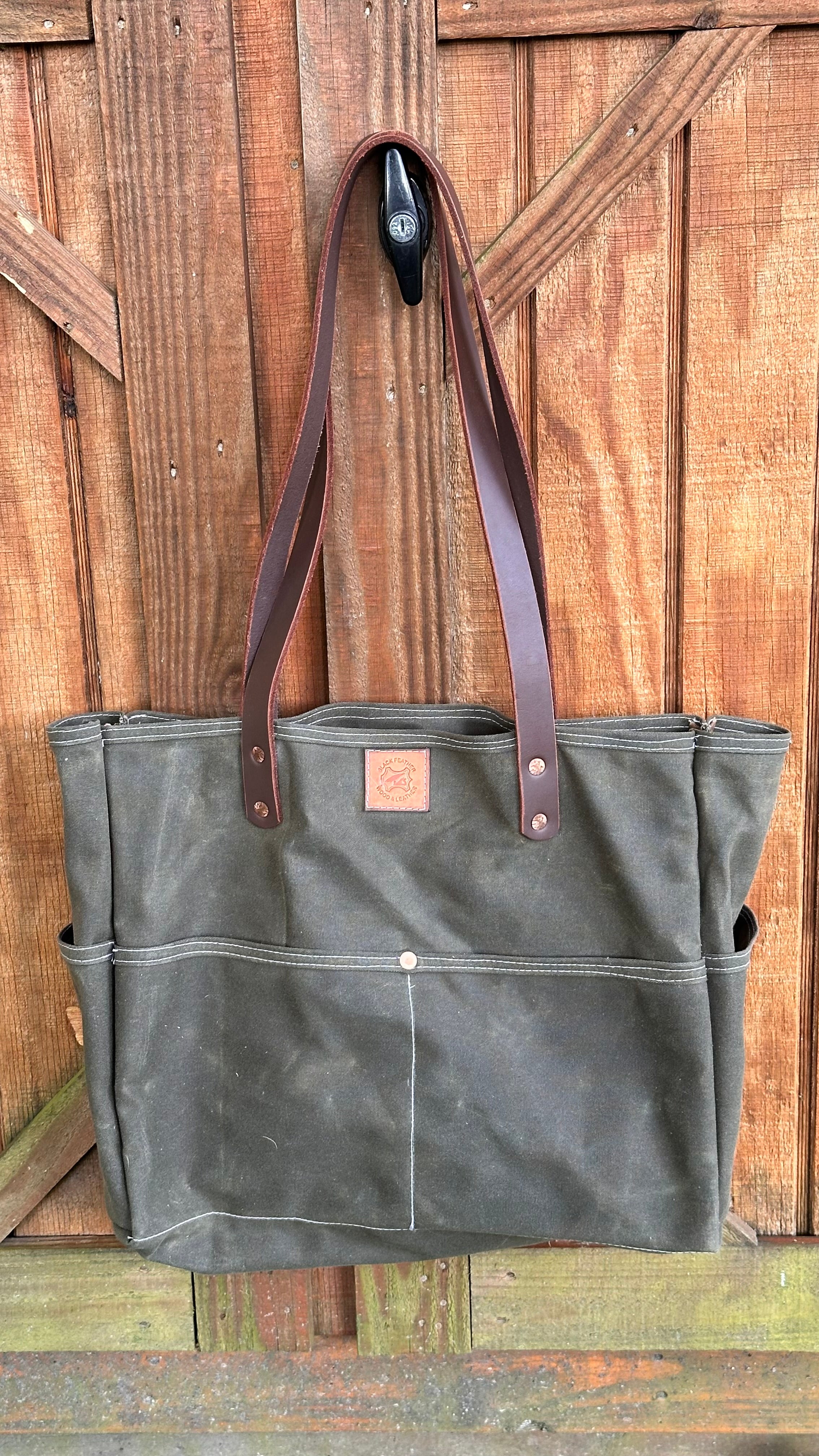 Large "Weekender" Tote - Sage