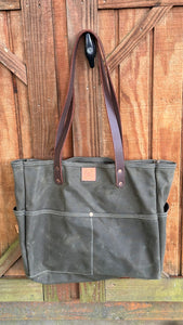 Large "Weekender" Tote - Sage